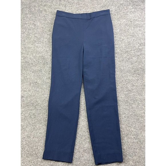 Banana Republic Pants - Banana Republic Chino Pants Women's 6 Blue Pull On High Rise Elastic Waist